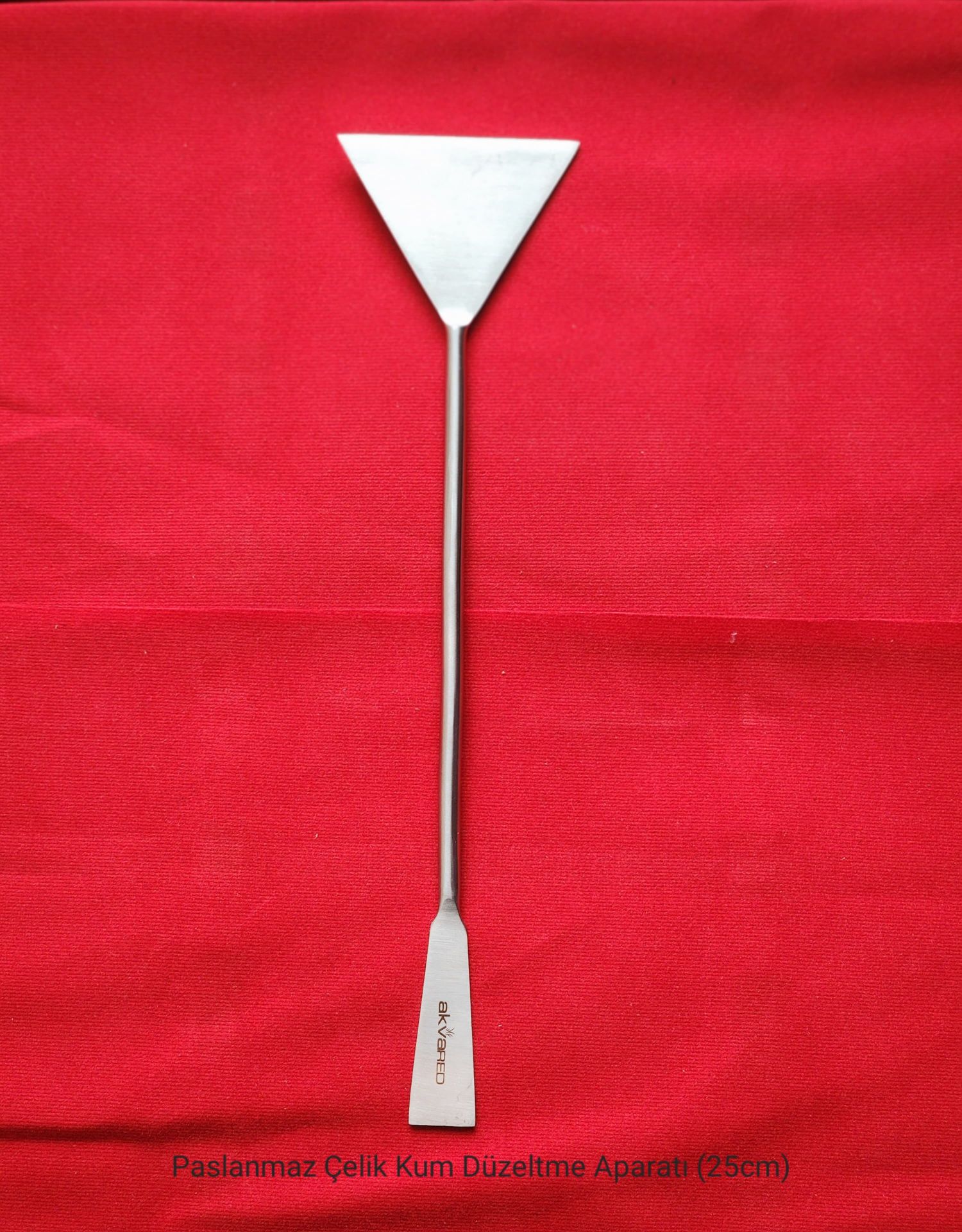 Paslanmaz Çelik Kum Düzeltme Aparatı (Spatula) - 25 cm
