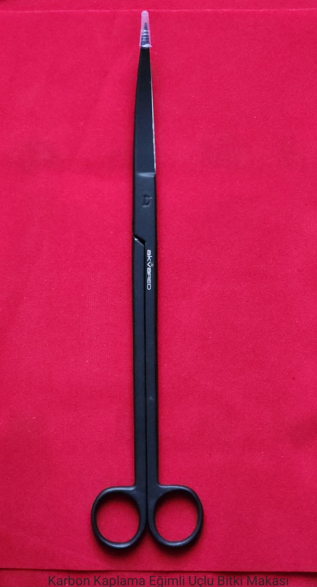 Karbon Kaplama Eğimli Bitki Makası - 25 cm